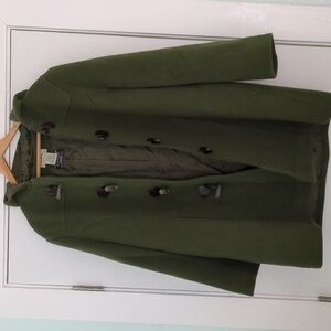 L.L. Bean Green Hooded Coat